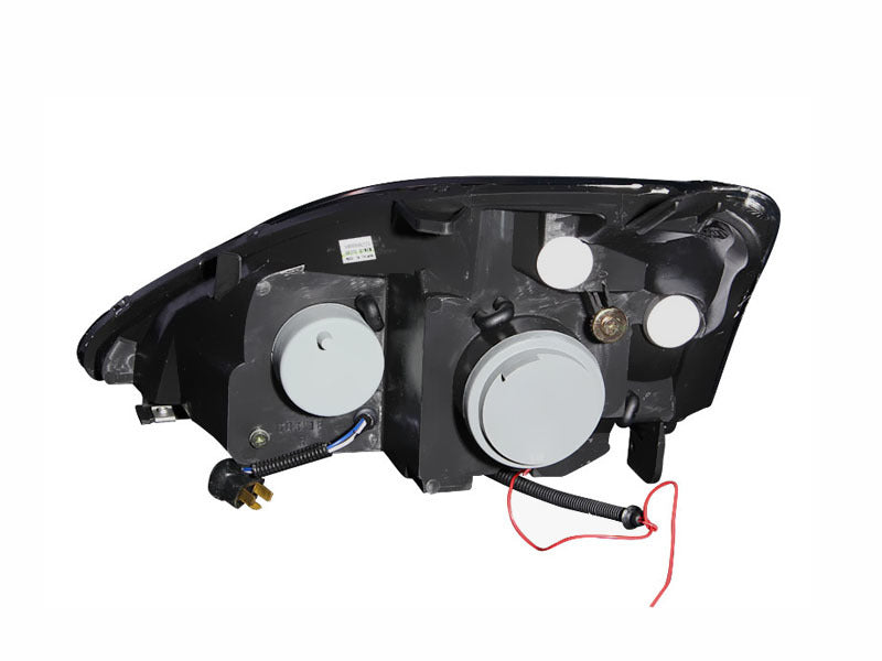 ANZO 2002-2004 Honda Civic Projector Headlights w/ Halo Black-SR1 Performance