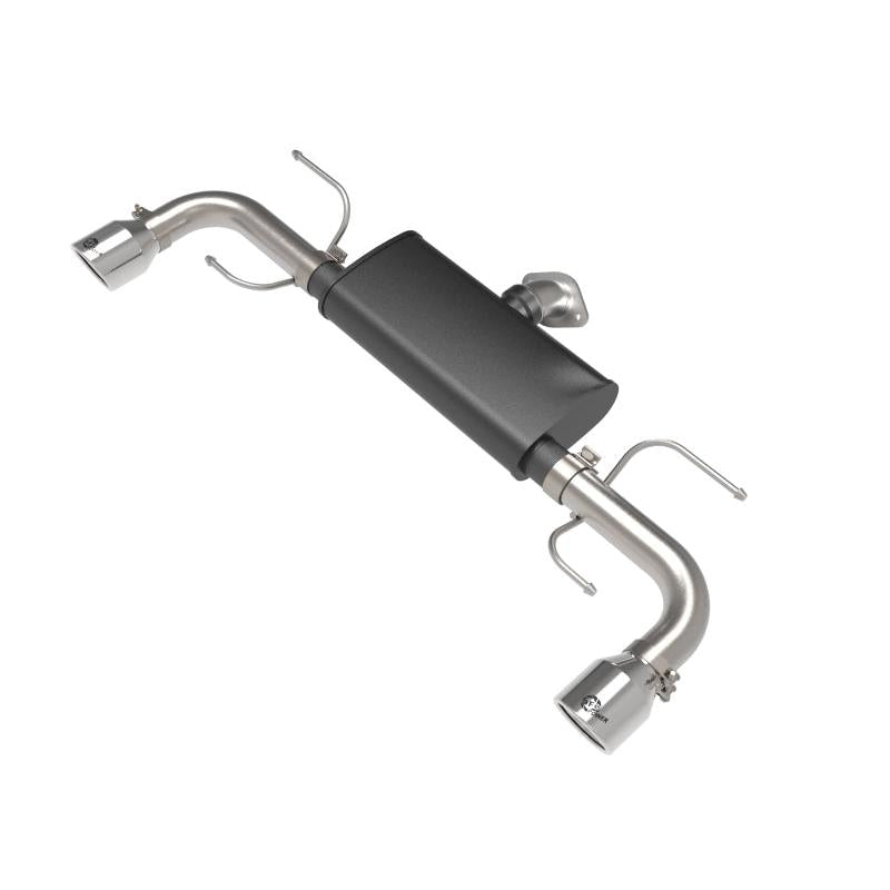 aFe Takeda 17-21 Mazda CX-5 2.5L (t) 2.5in. SS Axle-Back Exhaust System w/Polished Tips-SR1 Performance