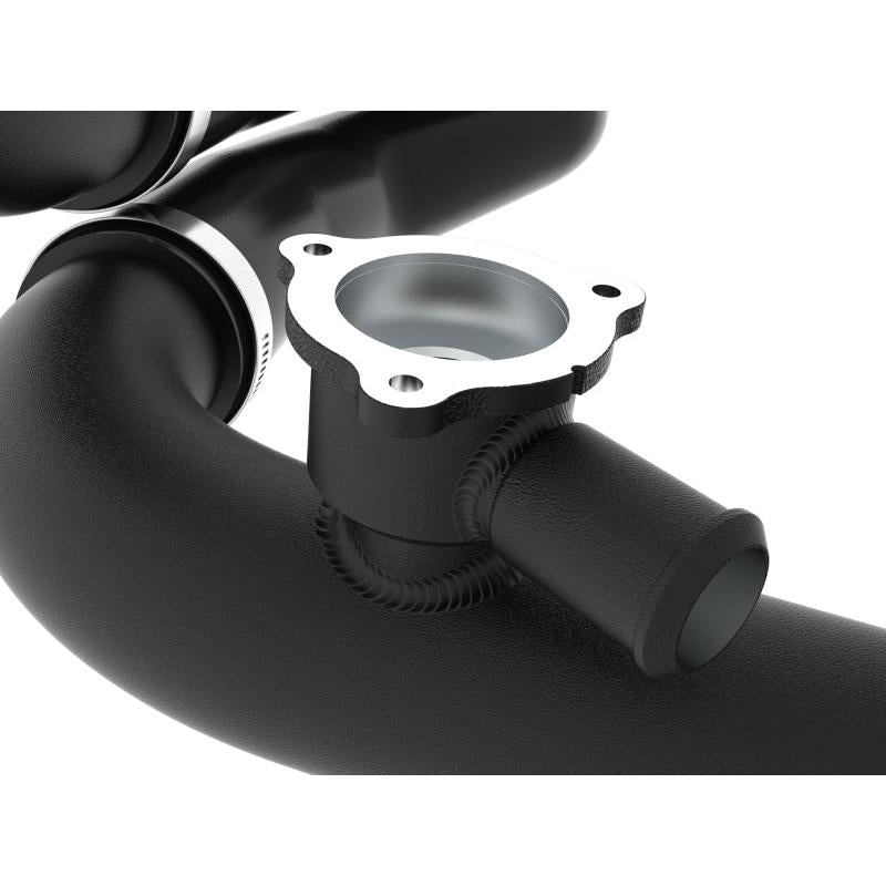 aFe 22-24 Ford Bronco Raptor BladeRunner 2-1/4in Aluminum Hot Charge Pipe Black-SR1 Performance