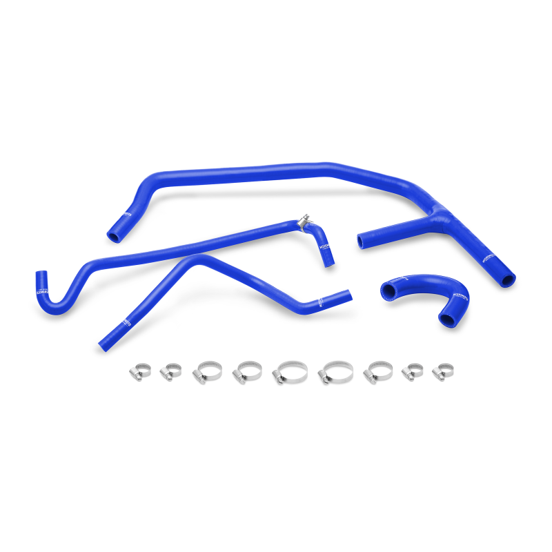 Mishimoto 15+ Ford Mustang EcoBoost Blue Silicone Ancillary Hose Kit-SR1 Performance
