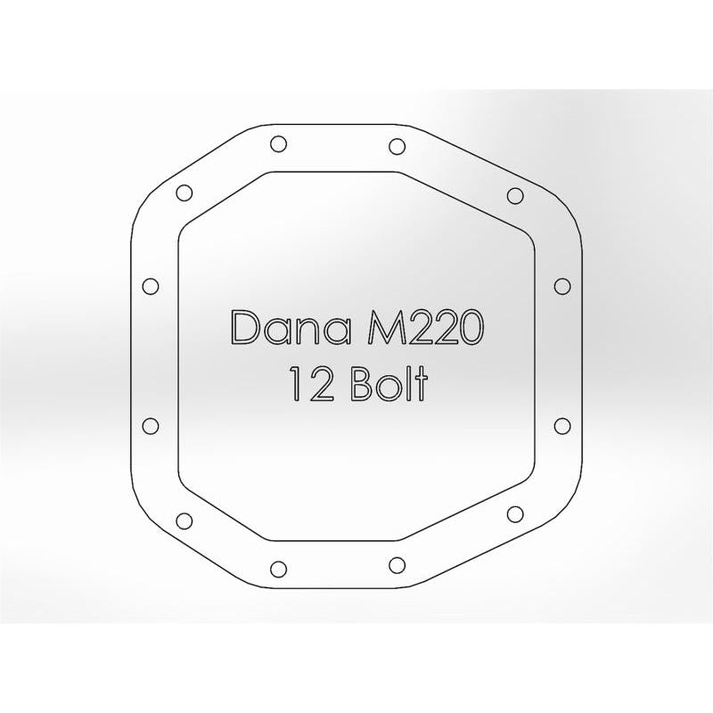 aFe Street Series Rear Differential Cover Raw 2018+ Jeep Wrangler (JL) V6 3.6L (Dana M220)-SR1 Performance