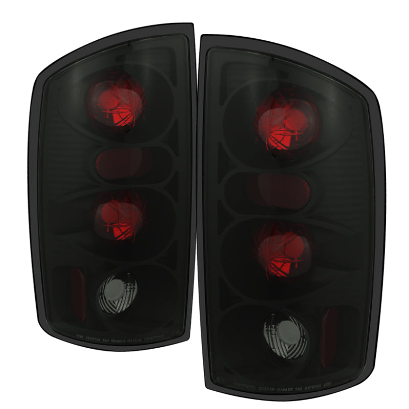 Spyder Dodge Ram 02-06 1500/Ram 2500/3500 03-06 Euro Style Tail Lights Black Smoke ALT-YD-DRAM02-BSM-SR1 Performance
