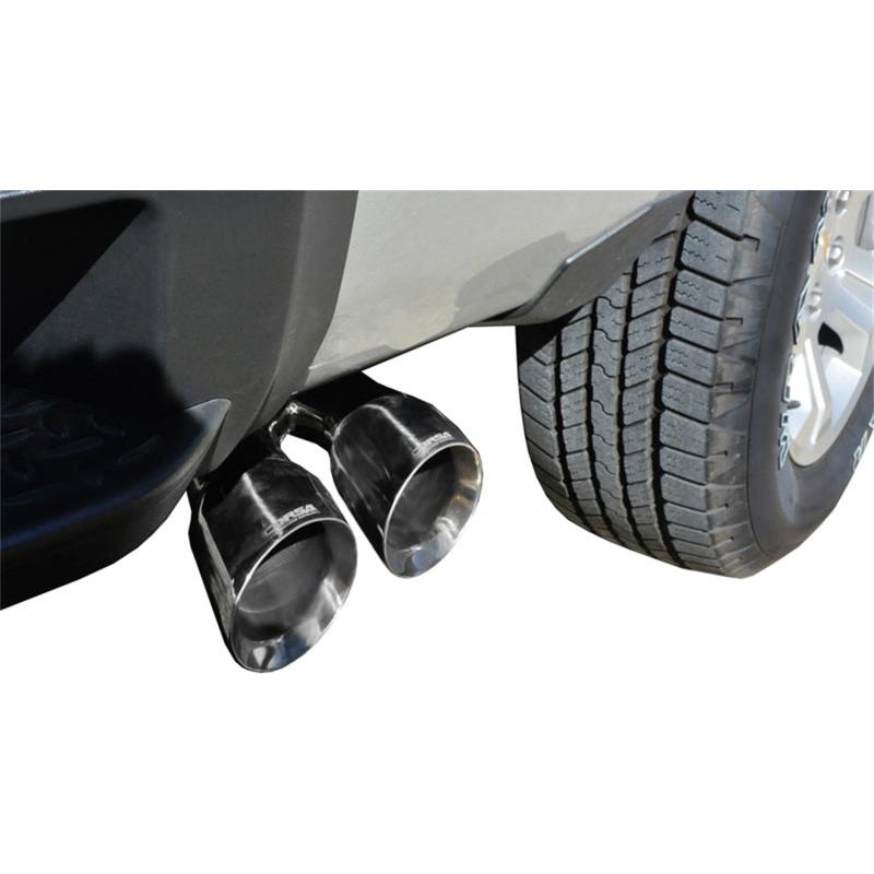 Corsa 14-19 GMC Sierra/Chevy Silv 1500 Crew Cab/Short Bed 5.3L V8 Polished Sport Single Side CB Exh-SR1 Performance
