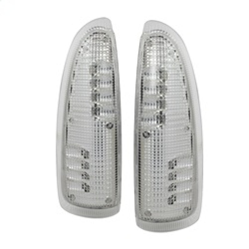 xTune Ford Superduty F250-F650 03-07 Amber LED Mirror Signal Lens - Clear ACC-LED-FDSD99-MR-C-SR1 Performance