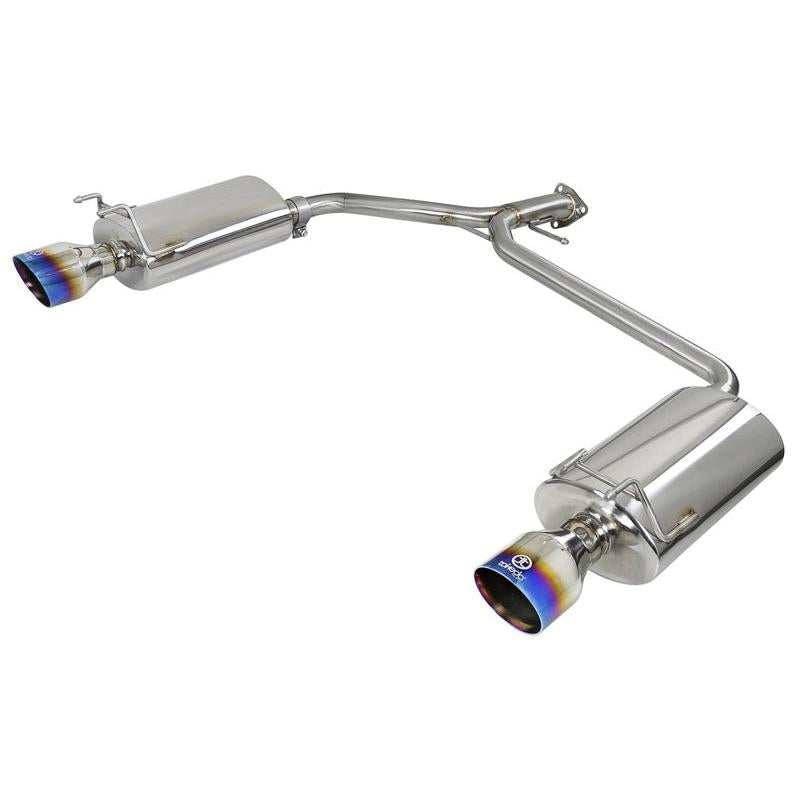 aFe Takeda 2.25-1.75in 304 SS Axle-Back Exh w/Blue Flame Tips 13-17 Honda Accord Sport Sedan I4-2.4L-SR1 Performance