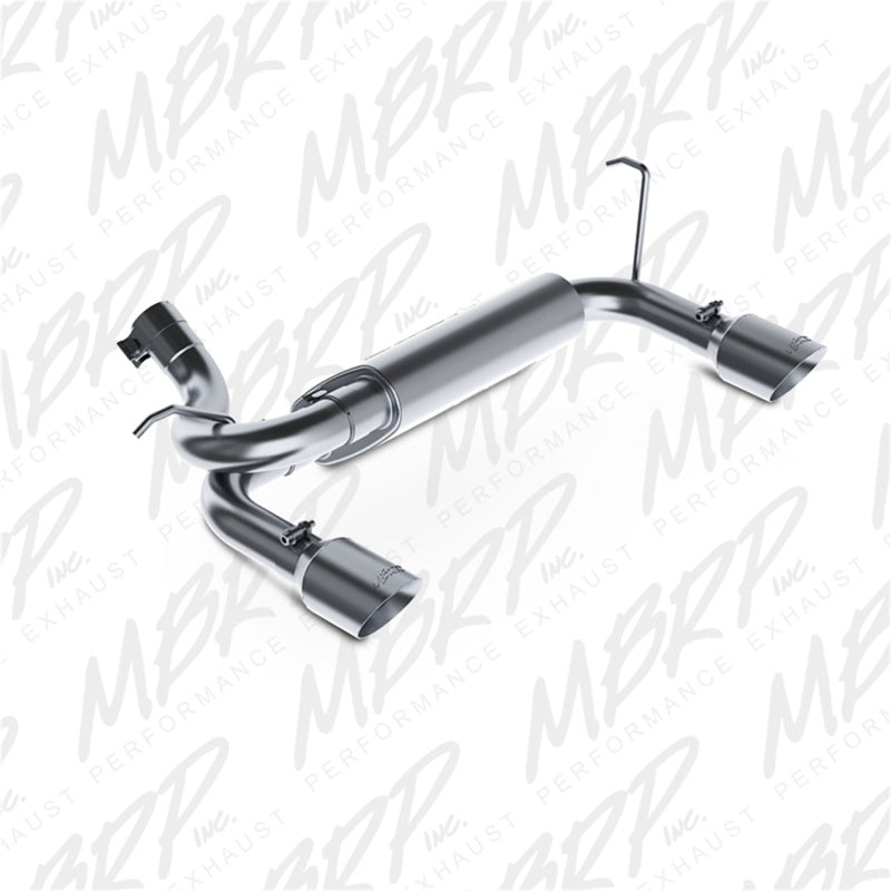 MBRP 07-14 Jeep Wrangler/Rubicon 3.6L/3.8L V6 Axle-Back Dual Rear Exit Aluminum Performance Exhuast-SR1 Performance