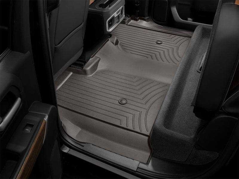 WeatherTech DigitalFit Rear FloorLiner for 2019 Chevrolet Silverado 1500 & GMC Sierra 1500 – Cocoa