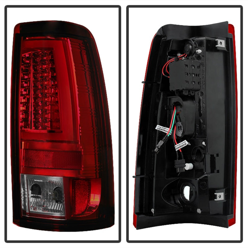 Spyder Chevy Silverado 1500/2500 03-06 Version 2 LED Tail Lights - Red Smoke ALT-YD-CS03V2-LED-RS-SR1 Performance