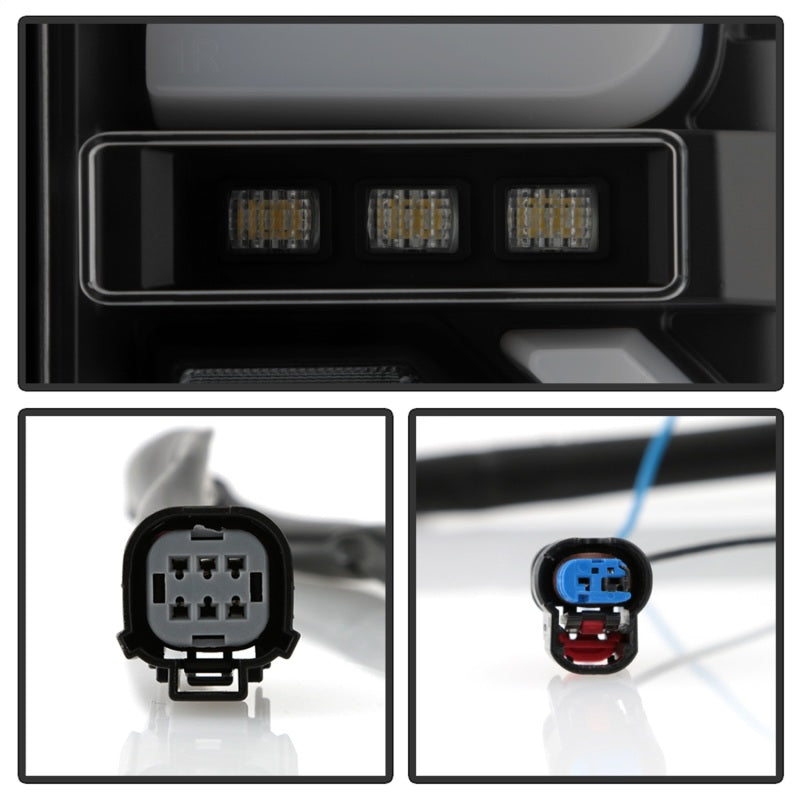 Spyder GMC Sierra 19-20 Incandescent Bulb Model Only LED Tail Lights-Black Smoke ALT-YD-GS19-LED-BSM-SR1 Performance
