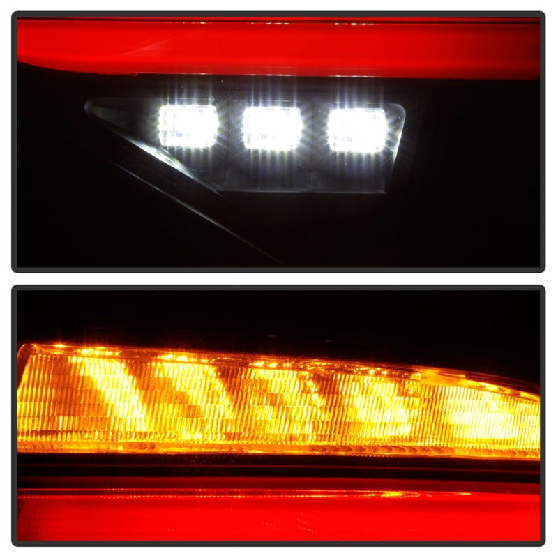 Spyder 08-14 Subara Impreza WRX Hatchback LED Tail Lights Seq Signal Blk Smoke ALT-YD-SI085D-SEQ-BSM-SR1 Performance
