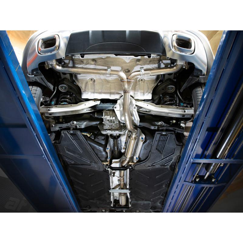 aFe Mercedes Benz GLA250 14-19 L4-2.0L (t) MACH Force-Xp 2-1/2in to 2-1/4in 304 SS Cat-Back Exhaust-SR1 Performance