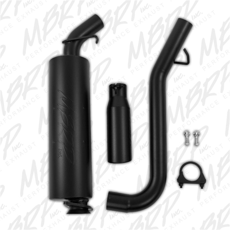 MBRP 2000-2006 Jeep Wrangler (JK) Inline-4 2.5L Inline-6 4.0L Cat Back Single Side-SR1 Performance