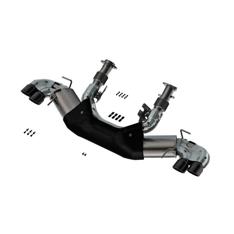 Borla 20-23 Chevy Corvette 6.2L V8 AT w/o NPP 3in ATAK Catback Exhaust - Black Chrome Tips-SR1 Performance