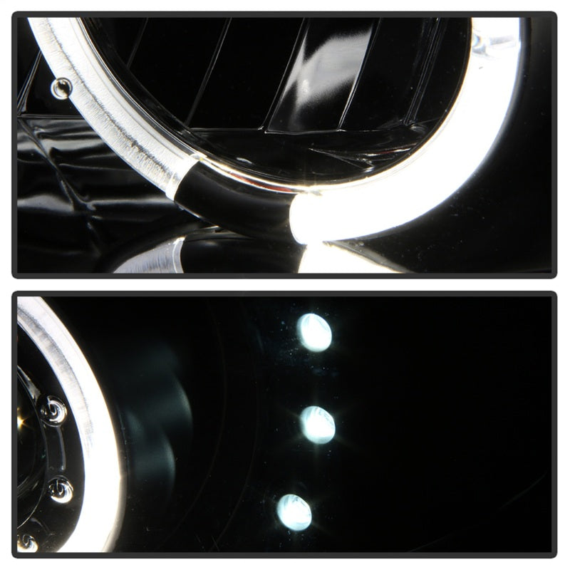 Spyder Chevy Camaro 98-02 Projector Headlights LED Halo LED Blk - Low H1 PRO-YD-CCAM98-HL-BK-SR1 Performance