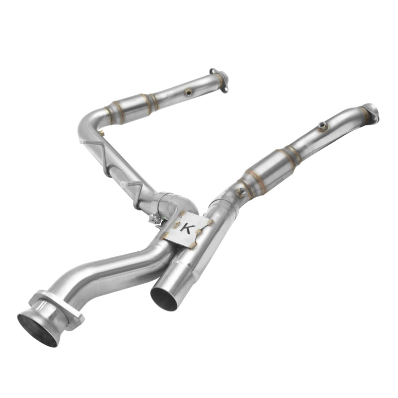 Kooks 17-19 Ford F150 Raptor EcoBoost 3.5L V6 3in Stainless GREEN Catted Turbo Down Pipes-SR1 Performance