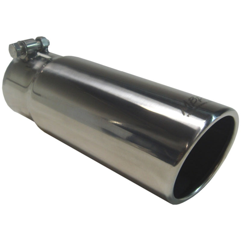 MBRP Universal Tip 3in O.D. Angled Rolled End 3 inlet 10 length-SR1 Performance