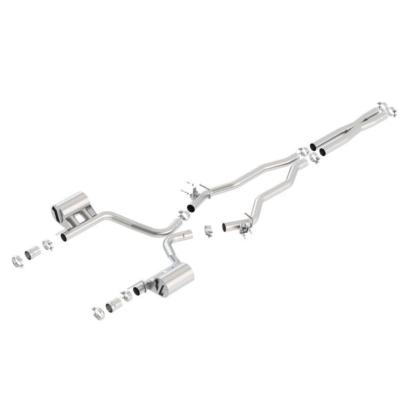 Borla 2015-2022 Charger SRT 392 / Scat Pack 6.4L Atak Catback Exhaust Single Split Rear Exit-SR1 Performance