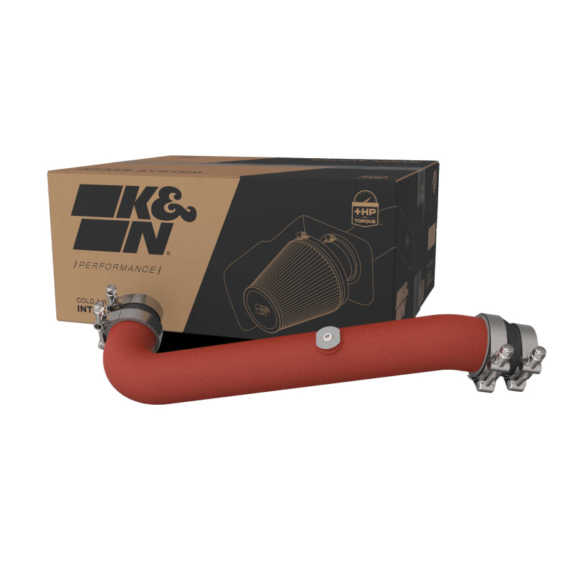 K&N 23-24 Toyota GR Corolla L3 1.6L Charge Pipe Kit - Wrinkle Red-SR1 Performance