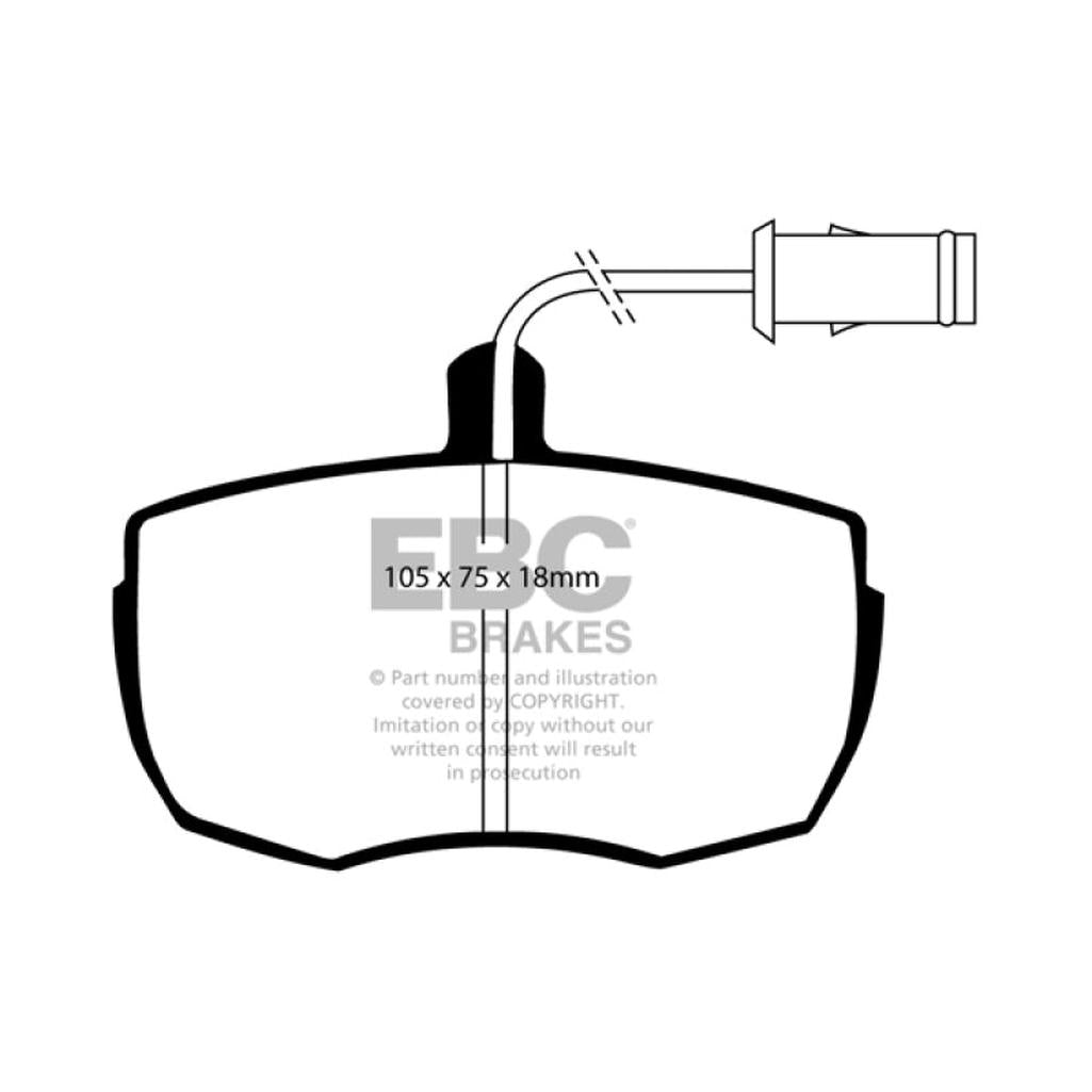 EBC 87-89 Land Rover Range Rover 3.5 Greenstuff Front Brake Pads