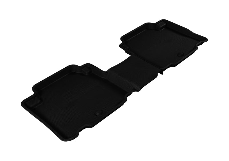 3D MAXpider 2007-2012 Hyundai Veracruz Kagu 2nd Row Floormats - Black-SR1 Performance