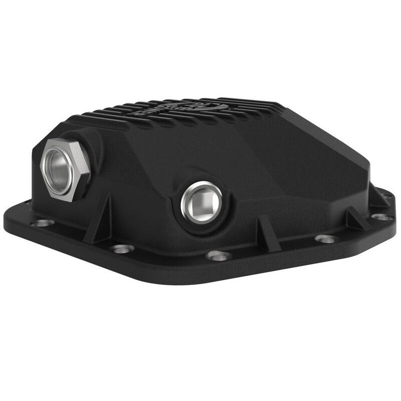 aFe POWER 2021 Ford Bronco w/ Dana M220 Diff Cover w/ Gear Oil Black Street Series w/ Machined Fins-SR1 Performance