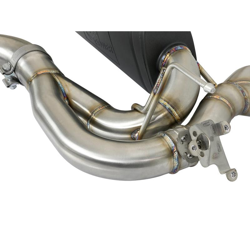 aFe MACH Force-Xp 2-1/2in SS Axle Back Exhaust w/Black Tips 15+ BMW M3/M4 (F80/F82) L6 3.0L (tt) S55-SR1 Performance