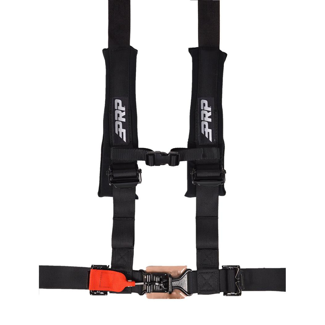 PRP 4.2 Harness with Latch / Link Lap Belt- Black-SR1 Performance