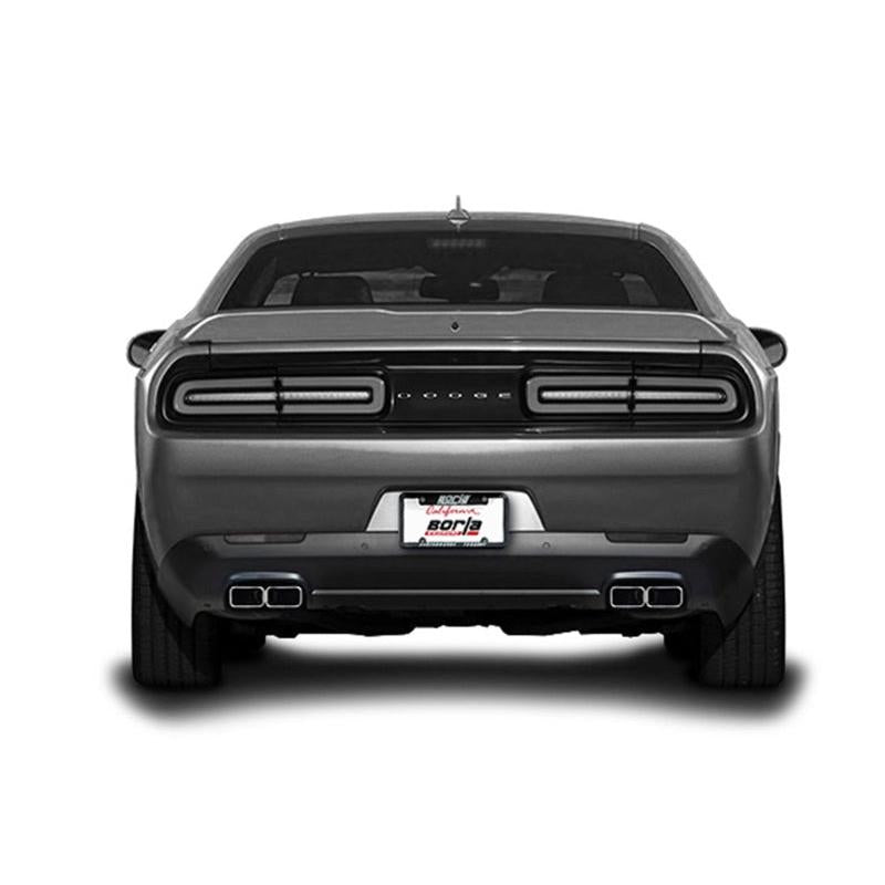 Borla 15-16 Dodge Challenger R/T 5.7L Dual Rectangle Angle Cut Dual Split Rear Exit ATAK Exhaust-SR1 Performance