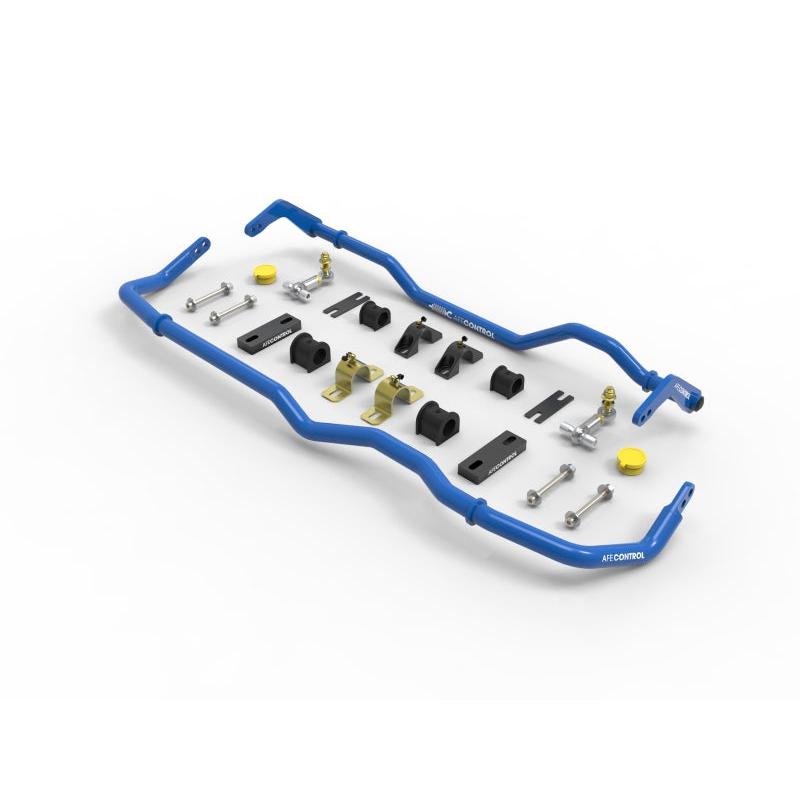 aFe 15-19 Volkswagen Golf R (MK7) L4-2.0L (t) CONTROL Series Sway Bar Set - Blue-SR1 Performance