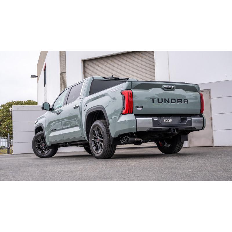Borla 22-24 Toyota Tundra 3.4L V6 (Inc. Hyb.) Ext. Cab/STD Bed/145.7in WB S-Type Cat-Back - Carbon-SR1 Performance