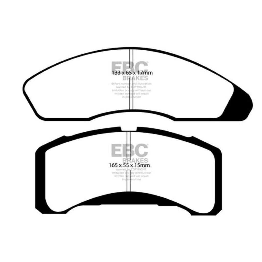 EBC Greenstuff 2000 Series Sport Front Brake Pads for Ford and Mercury (Part No. DP21151)