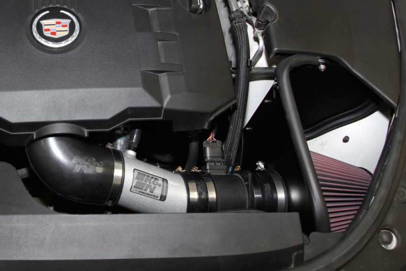 K&N 08-11 Typhoon, Cadillac CTS 3.6L, 3.6L 69 Series Typhoon Perf Intake Kit-SR1 Performance