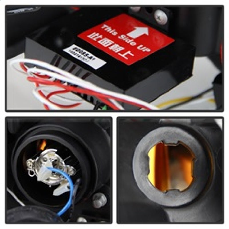 Spyder Ford Expedition 07-13 Projector Headlights Light Tube DRL Blk PRO-YD-FE07-LTDRL-BK-SR1 Performance