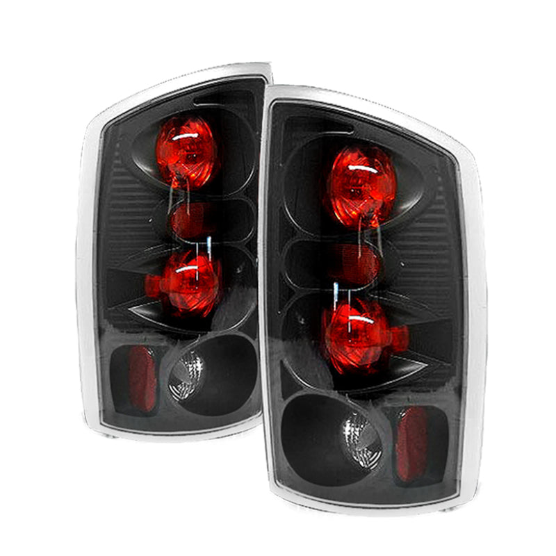 Spyder Dodge Ram 02-06 1500/Ram 2500/3500 03-06 Euro Style Tail Lights Black ALT-YD-DRAM02-BK-SR1 Performance