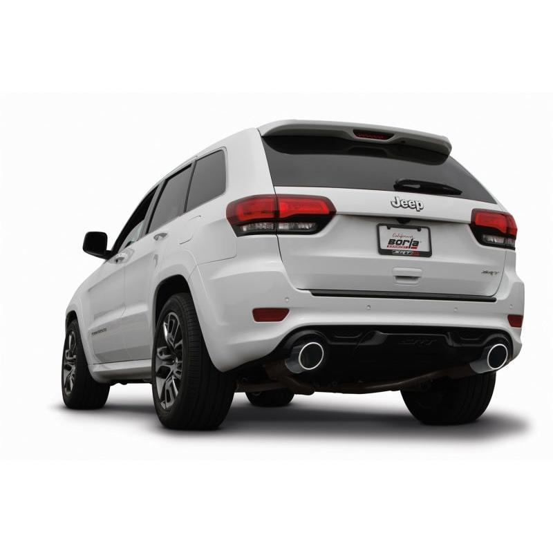 Borla 2015 Jeep Grand Cherokee SRT8 ATAK Dual Round Rolled Exit Catback Exhaust-SR1 Performance