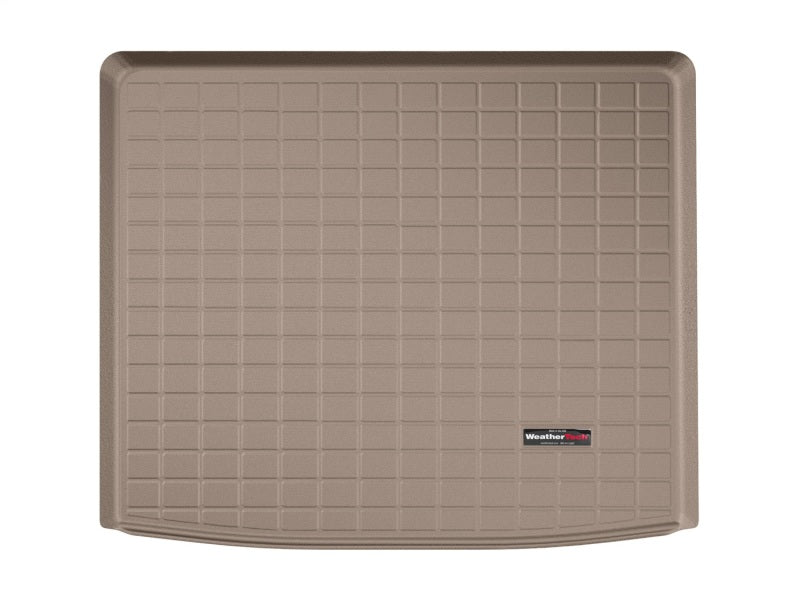 WeatherTech 2019+ Jeep Cherokee Tan Cargo Liner Part 411373 – Complete Trunk Protection with Raised Lip and Textured Finish