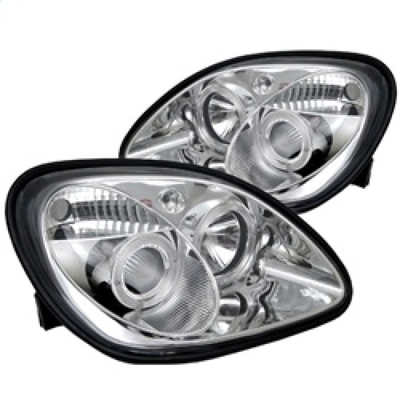 Spyder Mercedes Benz SLK 98-04 Projector Halogen Model- LED Halo Chrm PRO-YD-MBSLK98-1PC-HL-C-SR1 Performance