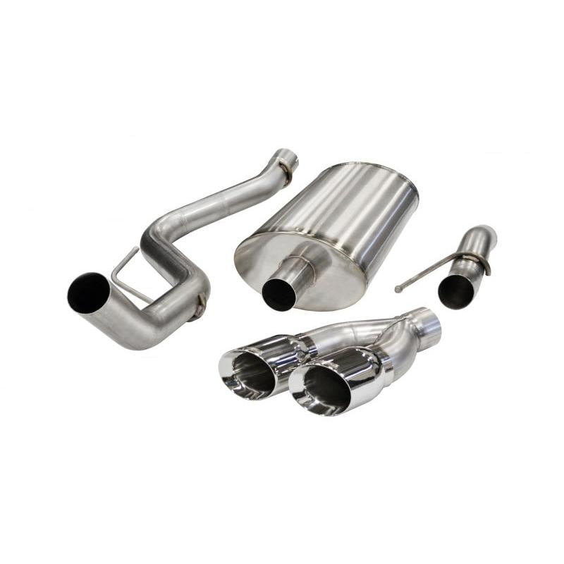 Corsa 2011-2014 Ford F-150 Raptor 6.2L V8 Polished Sport Cat-Back Exhaust-SR1 Performance