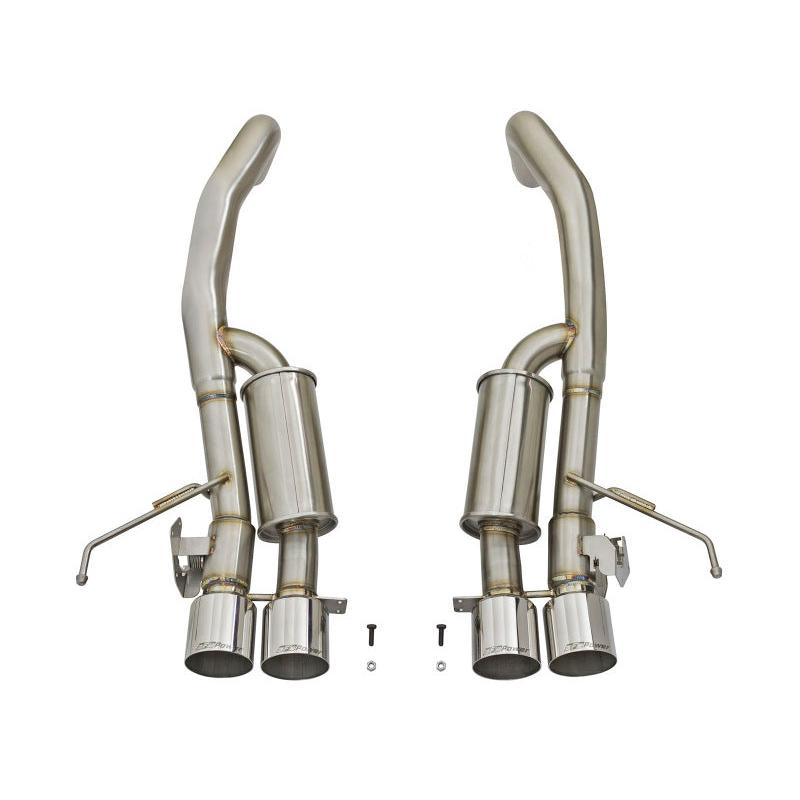 aFe MACHForce XP 3in-2 1/2in Axle Back 304SS Exhaust w/ Polished Tips 15-17 Chevy Corvette Z06-SR1 Performance