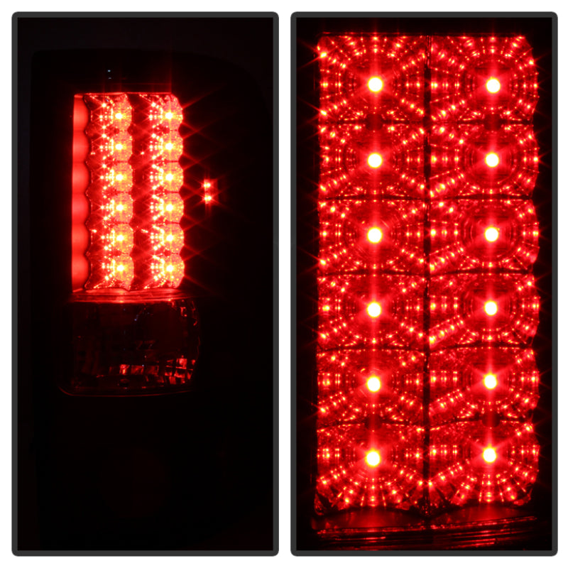 Spyder Ford F150 Styleside 04-08 (Not Fit Heritage & SVT)LED Tail Lights Black ALT-YD-FF15004-LED-BK-SR1 Performance
