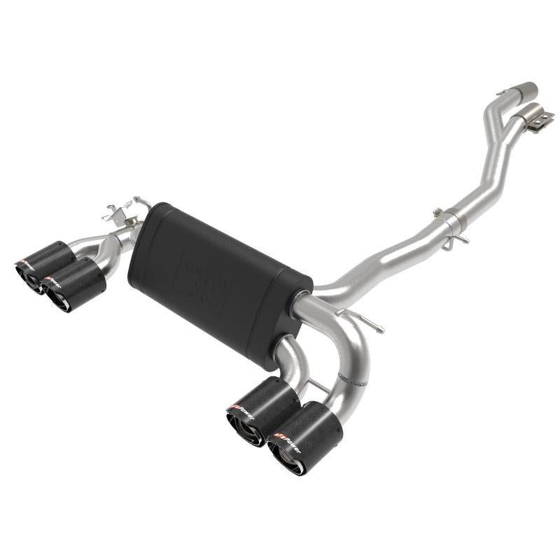 aFe 20-22 Audi RS6 Avant V8 4L (tt) MACH Force-Xp 3in to 2.5in 304 SS Cat-Back Exhaust w/ Carbon Tip-SR1 Performance