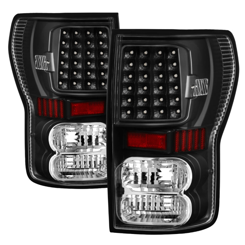 Xtune Toyota Tundra 07-13 LED Tail Lights Black ALT-ON-TTU07-LED-BK-SR1 Performance