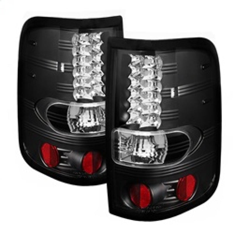 Spyder Ford F150 Styleside 04-08 (Not Fit Heritage & SVT)LED Tail Lights Black ALT-YD-FF15004-LED-BK-SR1 Performance