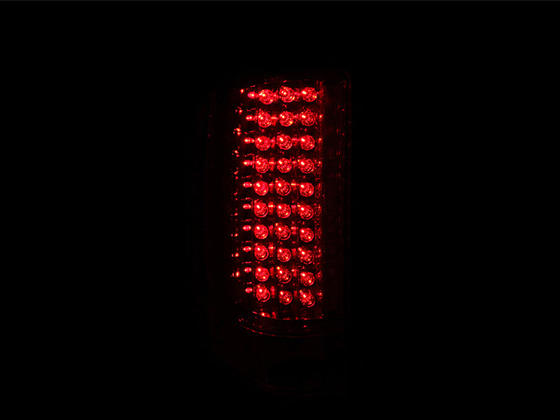 ANZO 2007-2013 Chevrolet Silverado 1500 LED Taillights Red/Clear-SR1 Performance