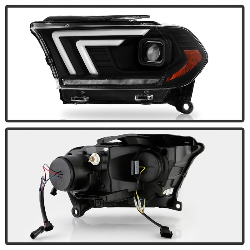 Spyder Dodge Durango 11-13 Halogen Model Only Projector Headlights - Black PRO-YD-DDU11SI-BK-SR1 Performance