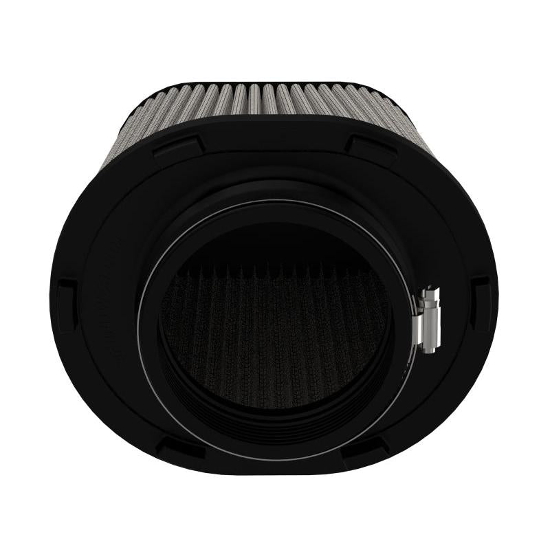 aFe Magnum FLOW Pro DRY S Air Filter 4in F (7-3/4x6-1/2)in B (5-3/4x3-3/4)in T x 7in H-SR1 Performance