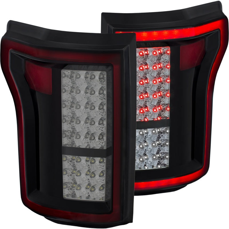 ANZO 2015-2016 Ford F-150 LED Taillights Red/Smoke-SR1 Performance
