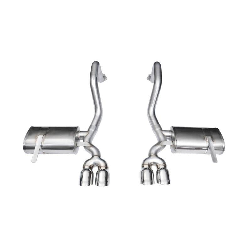 Corsa 1997-2004 Chevrolet Corvette C5 Z06 5.7L V8 Polished Xtreme Axle-Back Exhaust-SR1 Performance