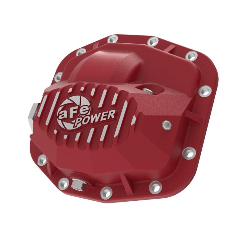 aFe Pro Series Front Differential Cover Red 2018+ Jeep Wrangler (JL) V6 3.6L (Dana M186)-SR1 Performance