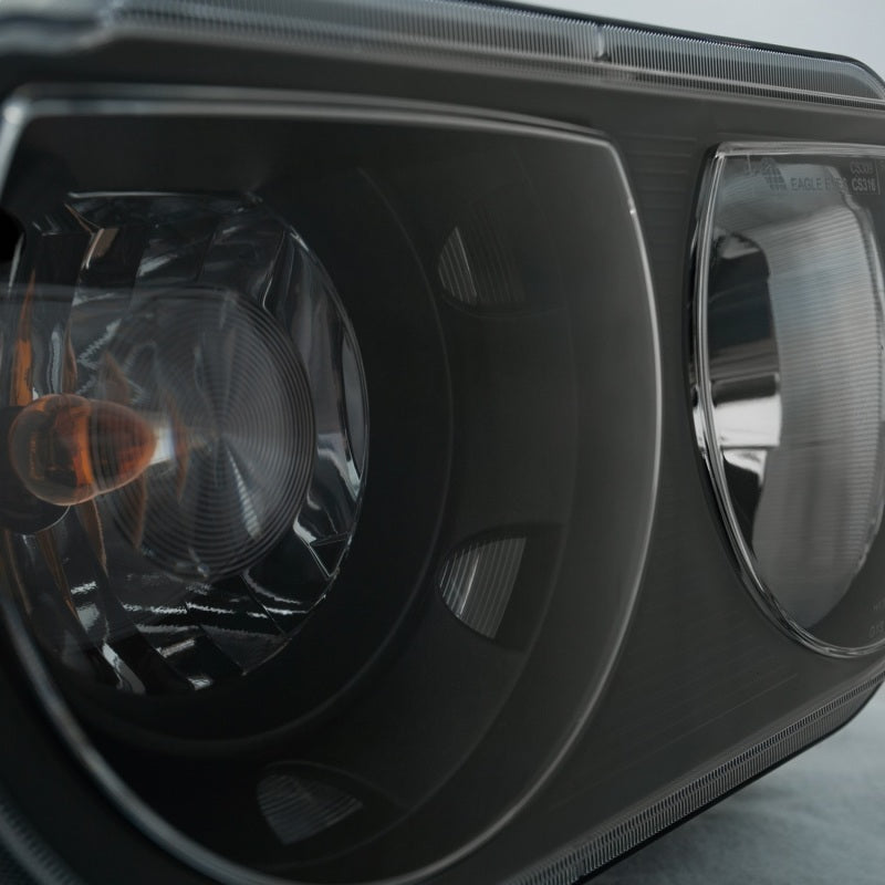 ANZO 2008-2014 Dodge Challenger Crystal Headlights Black-SR1 Performance
